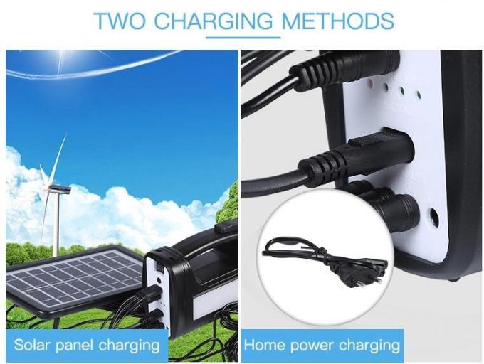 Portátil solar enciende la iluminación multiusos solar con las lámparas al aire libre solares del USB