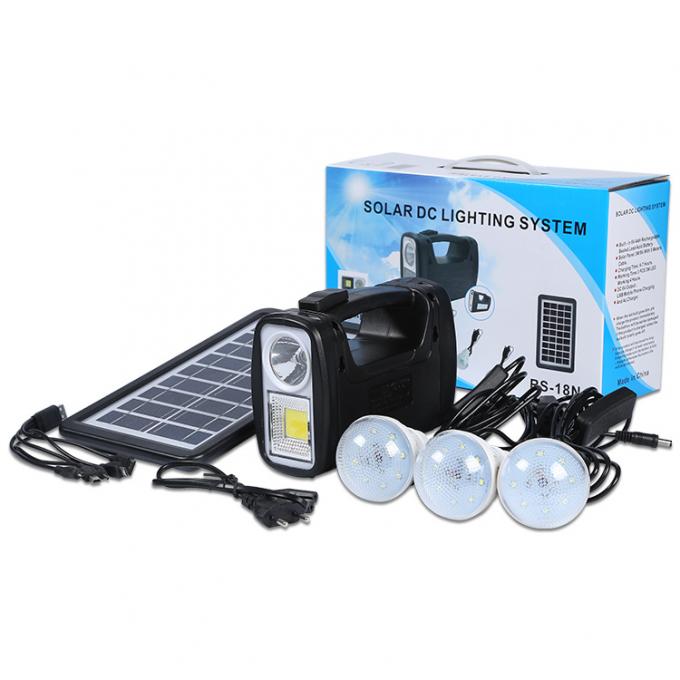 Portátil solar enciende la iluminación multiusos solar con las lámparas al aire libre solares del USB