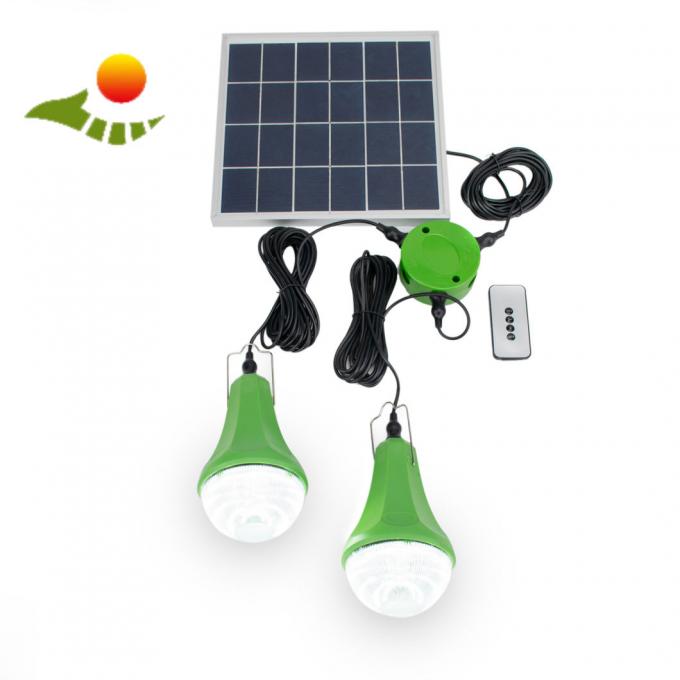 Luces globales de la salida del sol de la Sistema Solar de la iluminación del panel solar del cargador USB ligero solar casero del equipo
