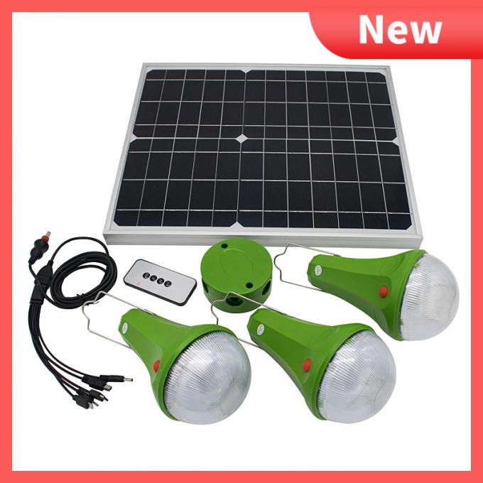 Lámparas de iluminación solares del bulbo de Kit Panel 6W 6V LED