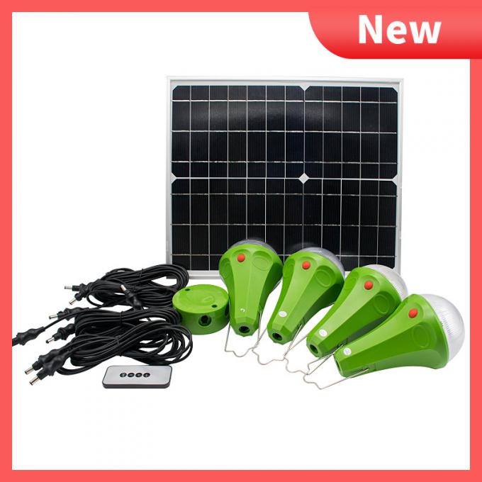 Lámparas de iluminación solares del bulbo de Kit Panel 6W 6V LED