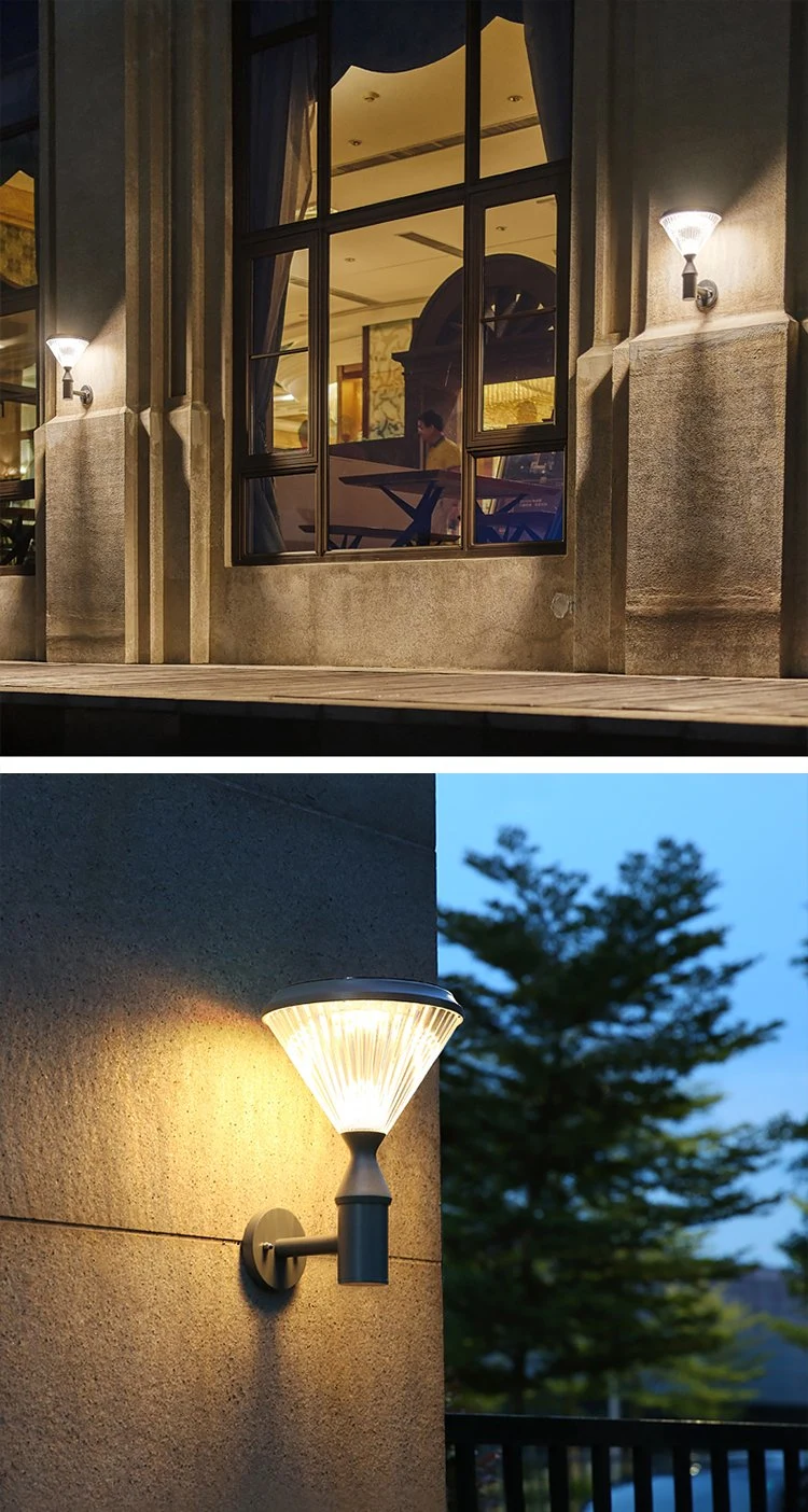 Lámpara de seguridad inalámbrica al aire libre de la luz solar de la pared del alto brillo 5w de DC 6V SMD2835 1