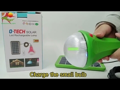 el sistema de iluminación casero solar de 5V 5200mah 300lm LED puede cargar los teléfonos móviles 99G-1