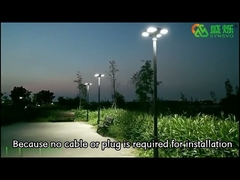 Nueva lámpara de jardín con Sensor de energía Solar LED de trébol resistente al agua para exteriores