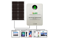 Generador del sistema 150W 300W del almacenamiento de energía de SRE918 ROHS picovoltio con la central eléctrica del litio del panel solar